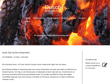 Tablet Screenshot of duschl-brandschutz.de